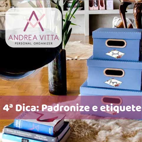4 - Padronize e Etiquete - Andrea Vitta - Personal Organizer